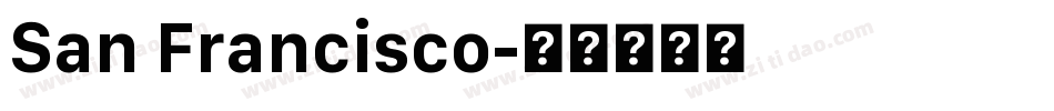 San Francisco字体转换